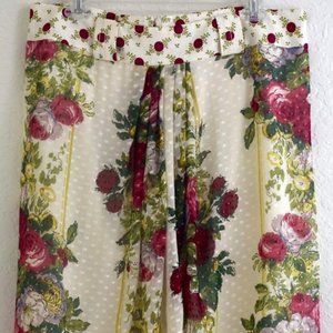 Kenzo Floral Chiffon Skirt